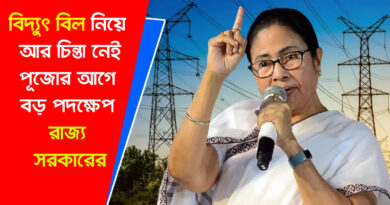 Electricity Bill:পুজোর আগে দূর হল চিন্তা!, পুজোর আগে বিদ্যুৎ বিল মকুব নিয়ে বড় খবর! আমজনতার মুখে চওড়া হাসি