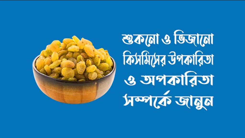 কিসমিসের উপকারিতা: স্বাস্থ্য উপকারিতা ও পুষ্টি সমৃদ্ধ সুবিধাসমূহ, Benefits of Raisins